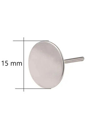 Pododisk Çelik Başlık - 15 Mm Elektrikli Tırnak Törpüsü Uç Başlığı - Pedikür Ponza Diski