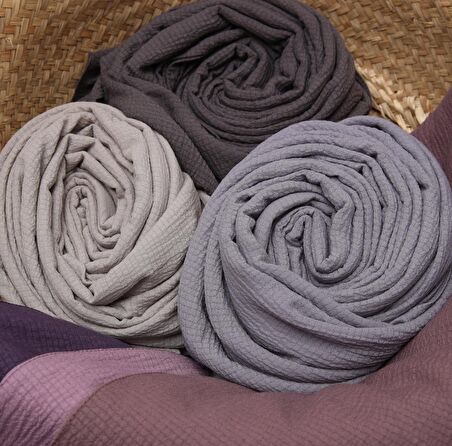 Alcanavm Levidor 3'lü Naturel Cazz Şal 1698753246959