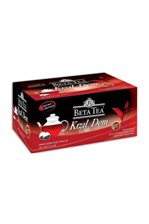 Beta Kızıl Dem Demlik Poşet Çay 100lü X 6 Adet 3,2 Grx100:320 Gr