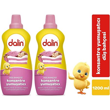 Dalin Yumuşatıcı Konsantre Düş Bahçesi 1200 Ml 2 x 50:100 Yıkama