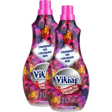 Viking Dynamic Konsantre 60 Yıkama Yumuşatıcı 1.44 lt 2'li