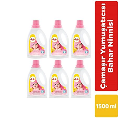 Dalin Bahar Ninnisi Çamaşır Yumuşatıcısı 6 x 1,5Lt