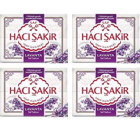 Hacı Şakir Banyo Sabunu Lavanta 4 X 600 Gr