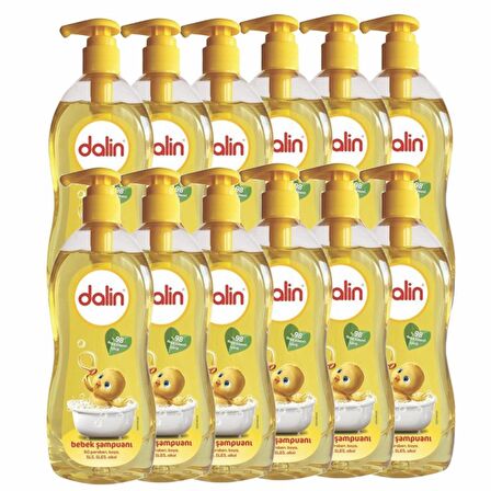 Dalin Şampuan Klasik %98 Organik İçerik 12 x 900 ML