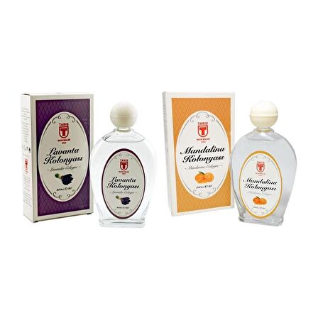 Tariş Mandalina & Lavanta Kolonyası Cam  2 x 200 Ml