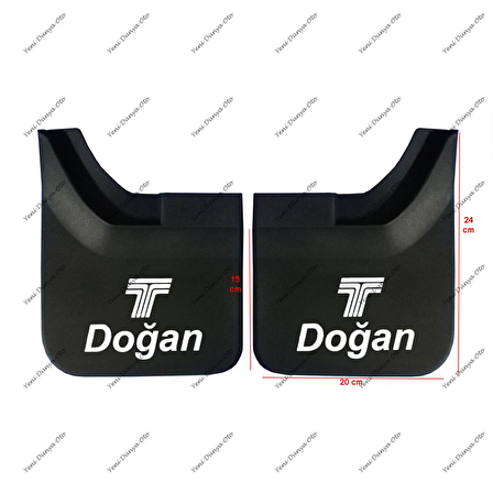 Tofaş Doğan Uyumlu 2'li ARKA Paçalık Çamurluk Tozluk TFS1UZ904