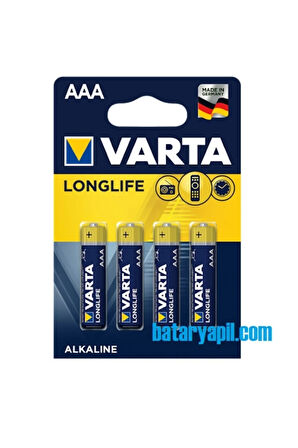 80 Adet Alkaline Longlife Aaa Ince Pil Toptan Satış