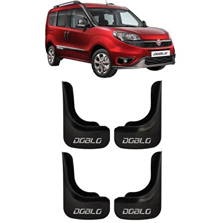 Fiat Doblo D4 4'lü Set (Ön ve Arka) Paçalık Çamurluk Tozluk DBL1UX002