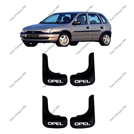 Opel Corsa B 1993-2000 4lü Paçalık, Çamurluk, Tozluk  OPL1UX007