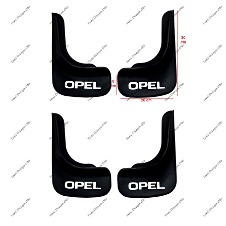 Opel Combo 2001-2012 4lü Paçalık, Çamurluk, Tozluk OPL1UX021