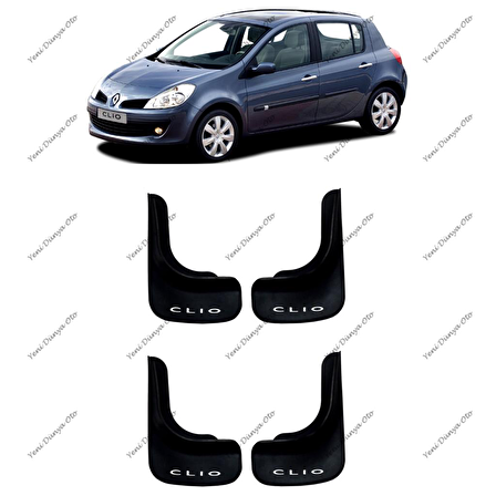 Renault Clio 3 2005-2012 4lü Paçalık, Çamurluk, Tozluk REN1UX002