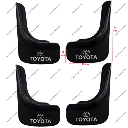 Toyota Corolla 2002-2006 4lü Paçalık Çamurluk Tozluk TYT1UX007