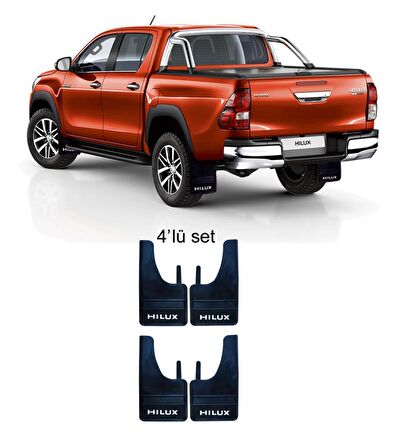 Toyota Hilux 4lü Paçalık Çamurluk Tozluk TYT1PX015