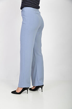 SORALLİNE KADIN PANTOLON YAZLIK  1699 AEROBİN KUMAŞ MAVİ
