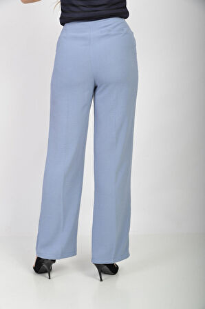 SORALLİNE KADIN PANTOLON YAZLIK  1699 AEROBİN KUMAŞ MAVİ