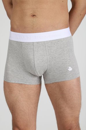 Adam Boxes Boxer Trunk Neo-Cosy 
3'lü Paket - Beyaz, Gri