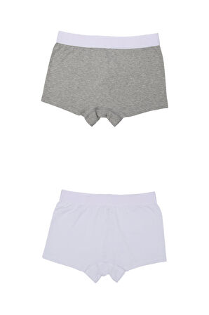 Adam Boxes Boxer Trunk Neo-Cosy 
3'lü Paket - Beyaz, Gri