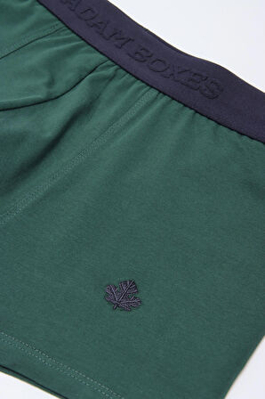 Adam Boxes Boxer Trunk Neo-Gracia 
3'lü Paket - Koyu Yeşil