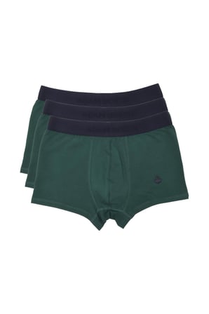 Adam Boxes Boxer Trunk Neo-Gracia 
3'lü Paket - Koyu Yeşil