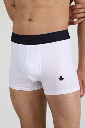 Adam Boxes Boxer Trunk Neo-Gracia 
3'lü Paket - Koyu Yeşil, Beyaz