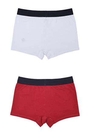 Adam Boxes Boxer Trunk Neo-Gracia 
3'lü Paket - Bordo, Beyaz