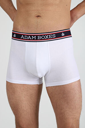 Adam Boxes Boxer Trunk Neo-Maritime 
3'lü Paket - Lacivert, Beyaz, Kırmızı
