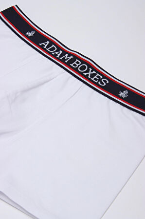 Adam Boxes Boxer Trunk Neo-Maritime 
3'lü Paket - Beyaz