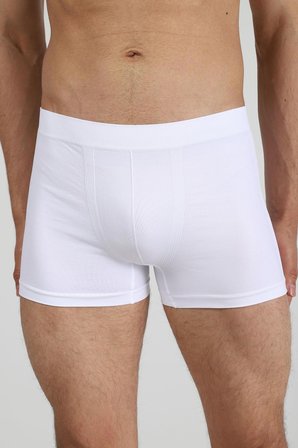 Adam Boxes Boxer Trunk Neo-Sincosido 3'lü Paket - Beyaz (Dikişsiz/Seamless)
