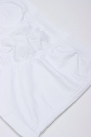 Adam Boxes Boxer Trunk Neo-Sincosido 3'lü Paket - Beyaz (Dikişsiz/Seamless)