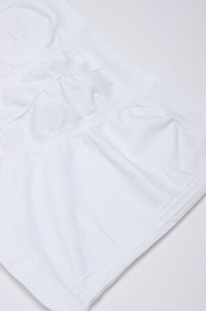 Adam Boxes Boxer Trunk Neo-Sincosido 3'lü Paket - Beyaz (Dikişsiz/Seamless)