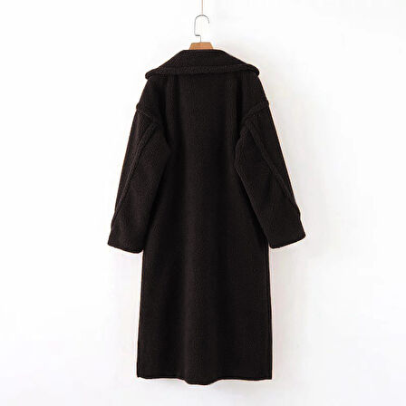 Kışlık Peluş Kadın Şık Ceket