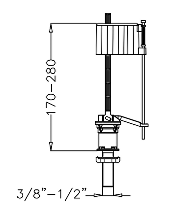 Japar 3/8 Dicle Flotör 50452