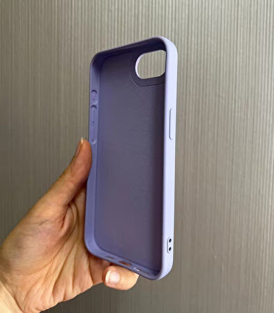 iPhone 16e Uyumlu Apple Logolu Silikon Içi Kadife Lansman Kılıf