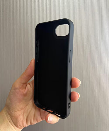 iPhone 16e Uyumlu Apple Logolu Silikon Içi Kadife Lansman Kılıf