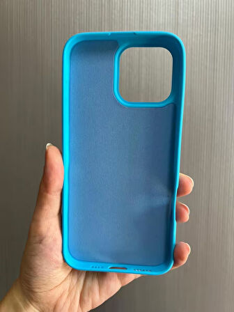 iPhone 16 PRO MAX Uyumlu Apple Logolu Silikon Içi Kadife Lansman Kılıf