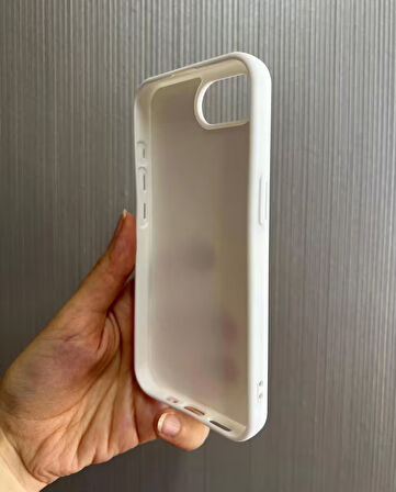 iPhone 16e Uyumlu Apple Logolu Silikon Içi Kadife Lansman Kılıf