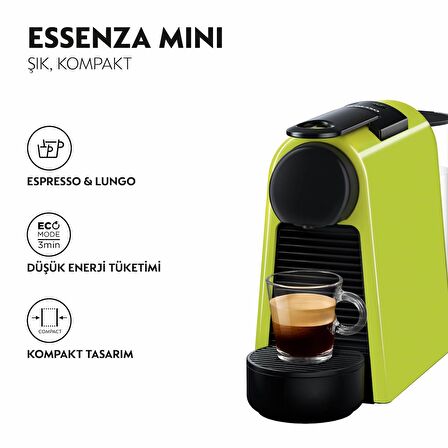 Nespresso Essenza Mini Green Kahve Makinesi