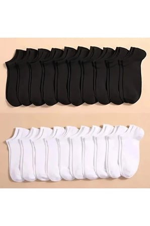 16 Çift Kısa Patik Bilek Çorap 16'lı Paket