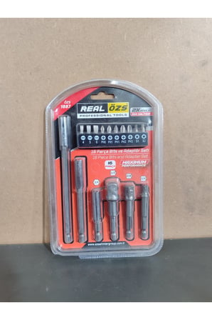 16 Parça Mıknatıslı Bits Uç Adaptör Seti S1 S2 PH Yıldız Düz Uçlar 1/4 1/2 3/8 1/4 Uç Matkap Uyumlu