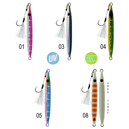 Captain 3631 Crawler Jigger 40gr Light Jig Suni Yem 04