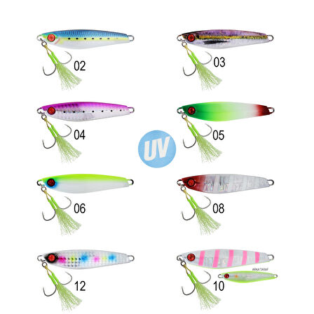 Captain 3633 Emotion Jigger 40gr Light Jig Suni Yem 08