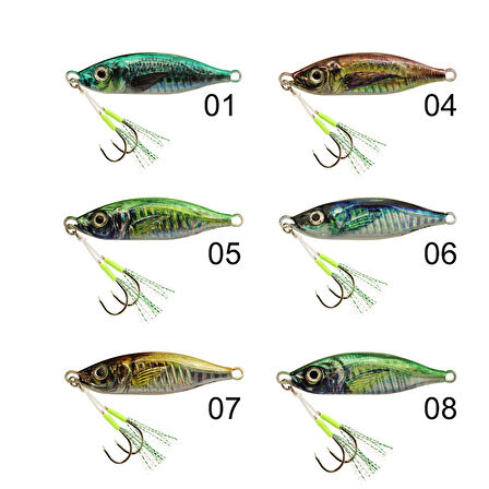 Captain 3650 Mackery UV 60gr Light Jig Suni Yem 07