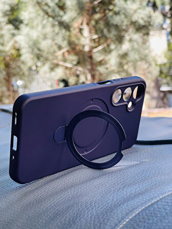 Samsung Galaxy A26 Kılıf Regal Mgsafe İçi Kadife Soft Standlı Silikon Kapak