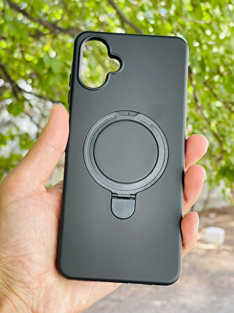 Samsung Galaxy A06 Kılıf Regal Mgsafe İçi Kadife Soft Standlı Silikon Kapak