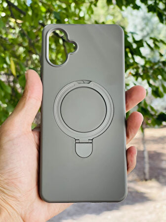 Samsung Galaxy A06 Kılıf Regal Mgsafe İçi Kadife Soft Standlı Silikon Kapak