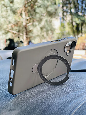 Samsung Galaxy A06 Kılıf Regal Mgsafe İçi Kadife Soft Standlı Silikon Kapak