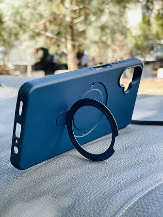 Samsung Galaxy A06 Kılıf Regal Mgsafe İçi Kadife Soft Standlı Silikon Kapak