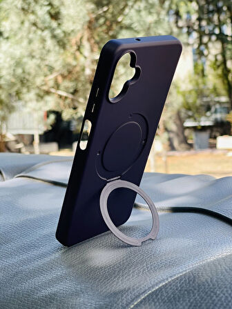 Samsung Galaxy A06 Kılıf Regal Mgsafe İçi Kadife Soft Standlı Silikon Kapak