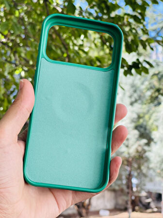 Apple iPhone 17 Pro Max Kılıf Regal Mgsafe İçi Kadife Soft Standlı Silikon Kapak