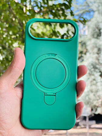 Apple iPhone 17 Air Kılıf Regal Mgsafe İçi Kadife Soft Standlı Silikon Kapak